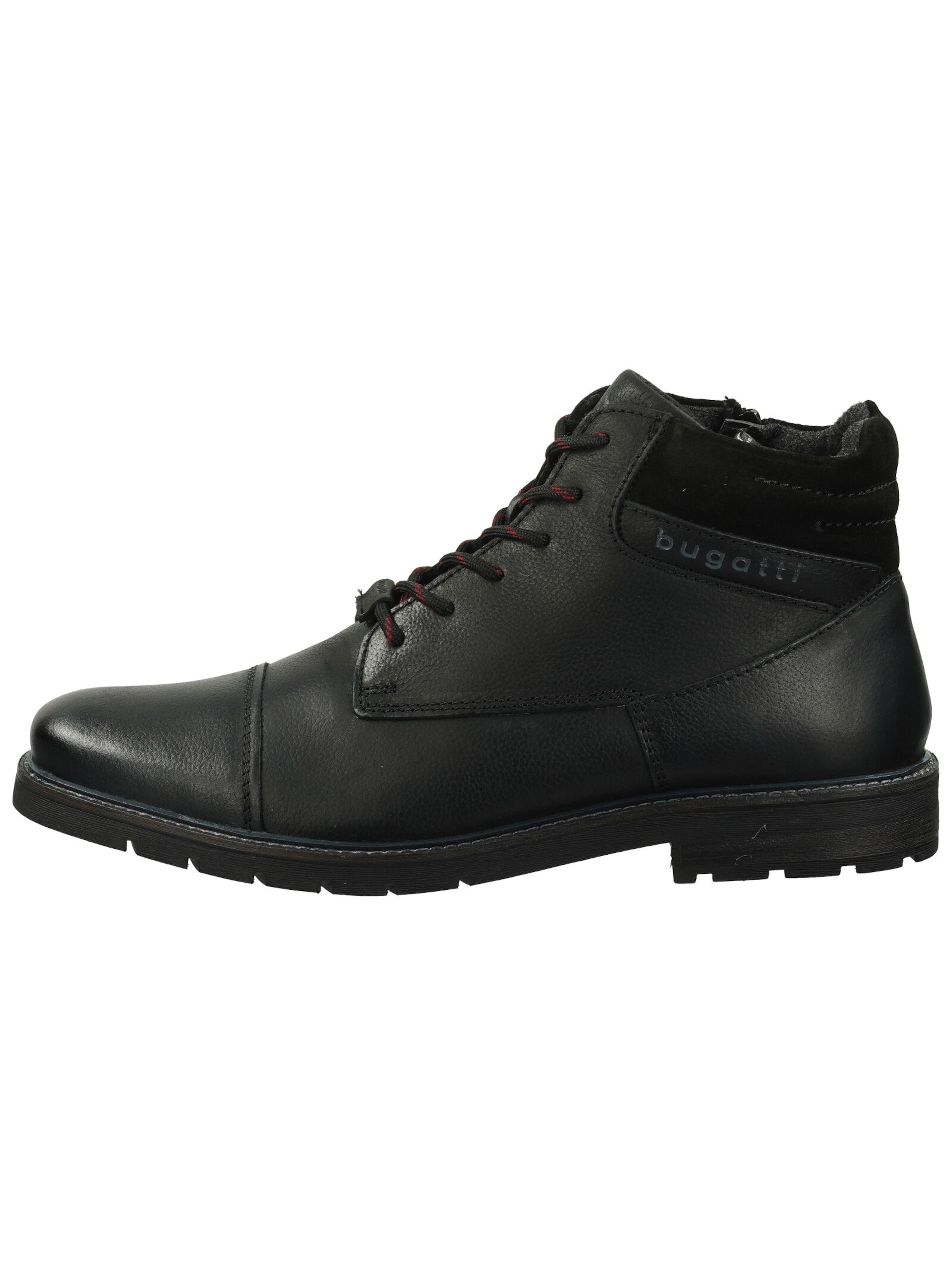 bugatti Schnürstiefel in Schwarz