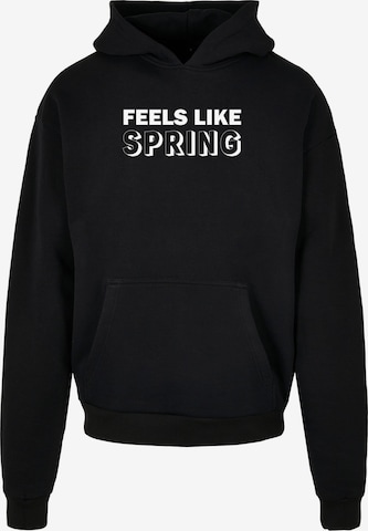 Sweat-shirt 'Spring - Feels Like' Merchcode en noir : devant