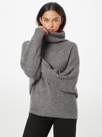 ICHI Sweater 'KAMARA' in Grey: front