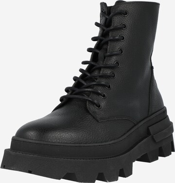 STEVE MADDEN Lace-up boots 'BAS' in Black: front