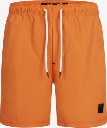 INDICODE JEANS Badehose 'Ferguson' in Orange: predná strana