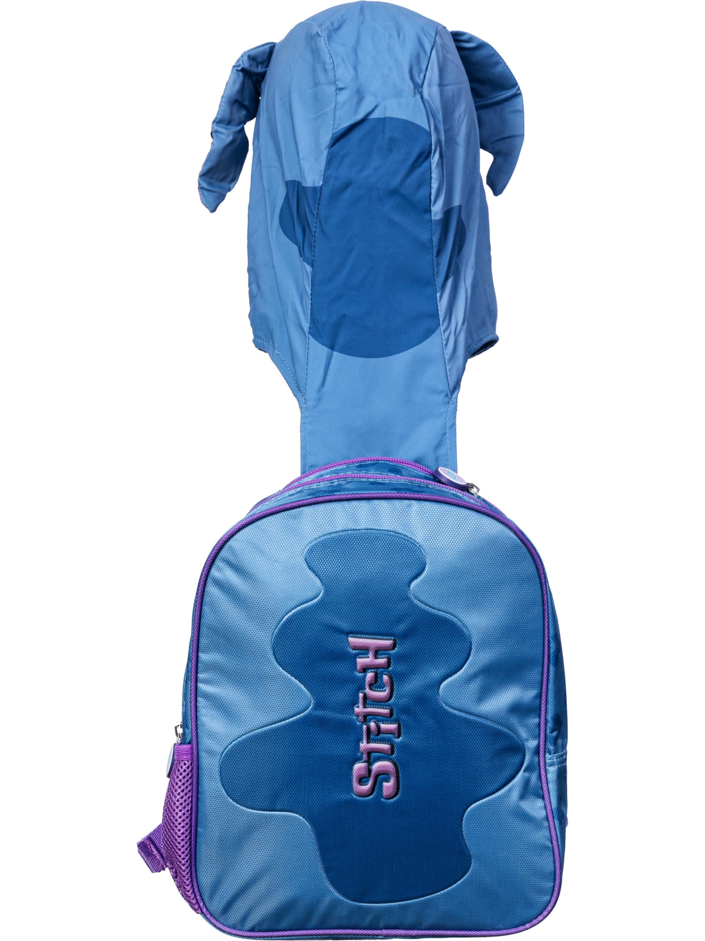 DISNEY - Mochila 'Lilo and Stitch Lemur-Hooded' en azul