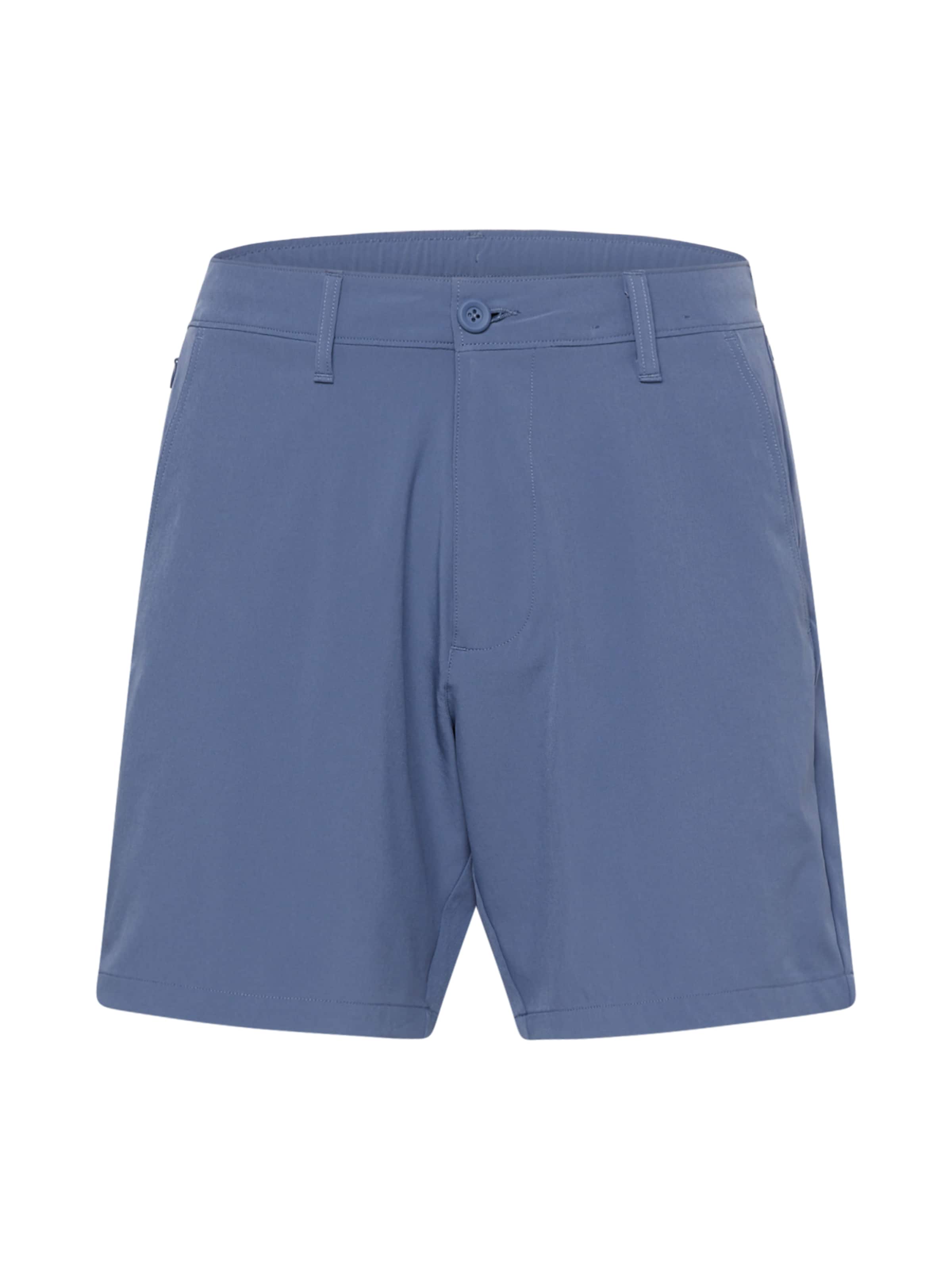 Regular Pantaloni de la HOLLISTER pe albastru: față