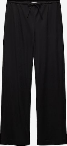 Loosefit Pantalon 'CINTITA' MANGO en noir : devant