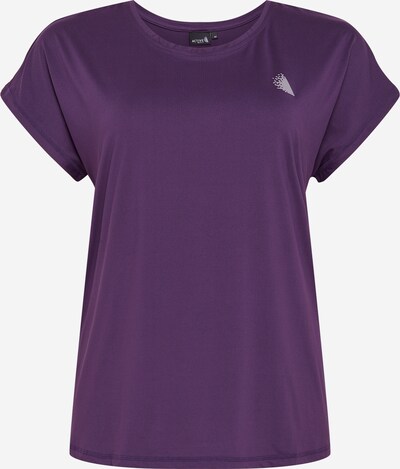 Active by Zizzi Functional shirt 'ABASIC ONE' in dark purple, Item view