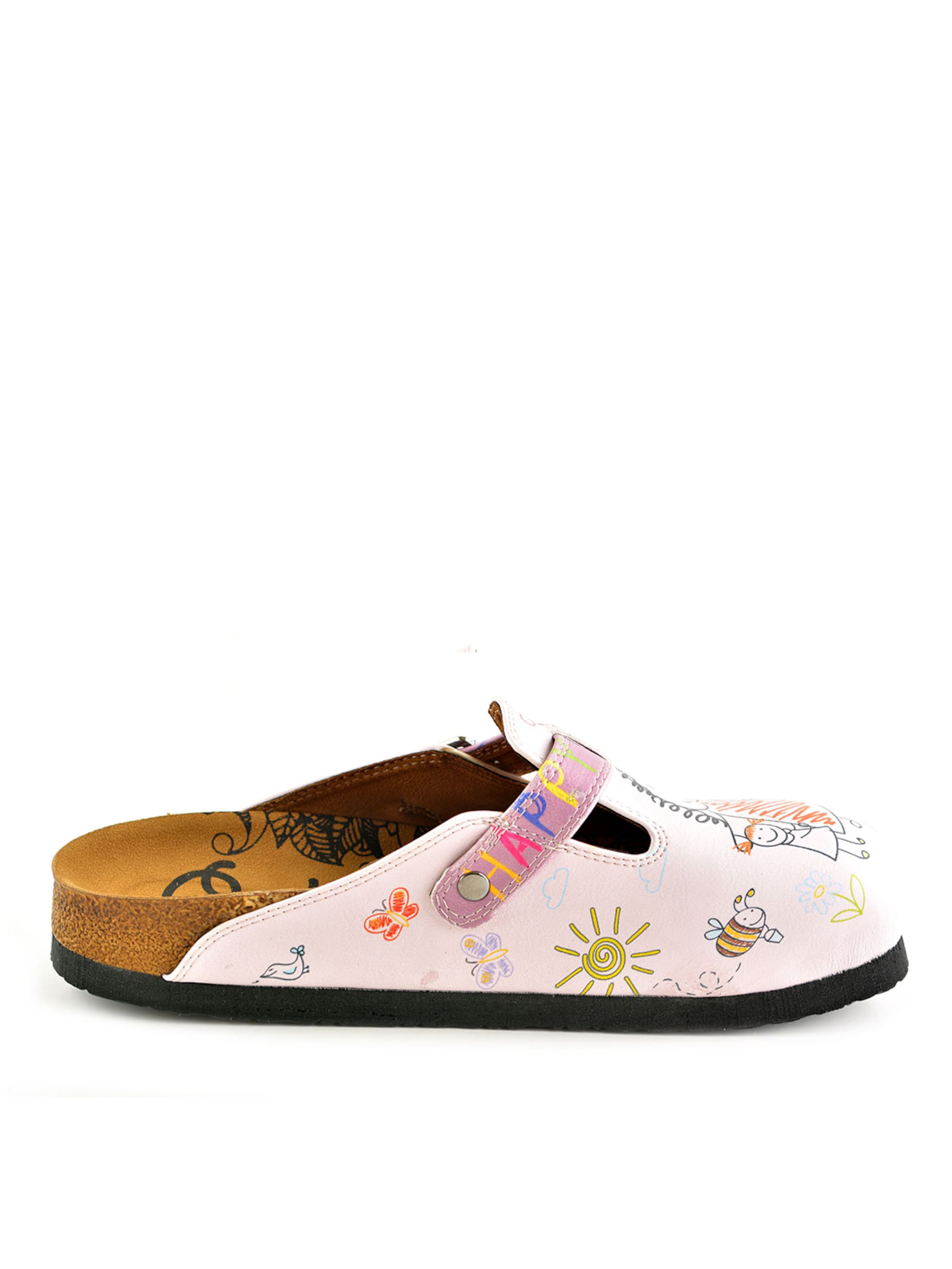 Goby Clogs 'Calceo' in Pink