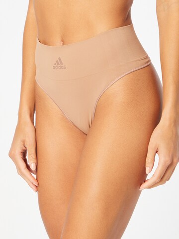 Sous-vêtements de sport ADIDAS SPORTSWEAR en beige : devant