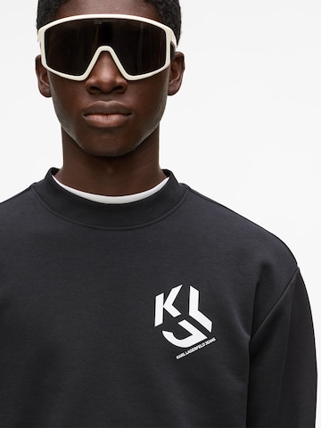 KARL LAGERFELD JEANS Majica 'Monogram' | črna barva