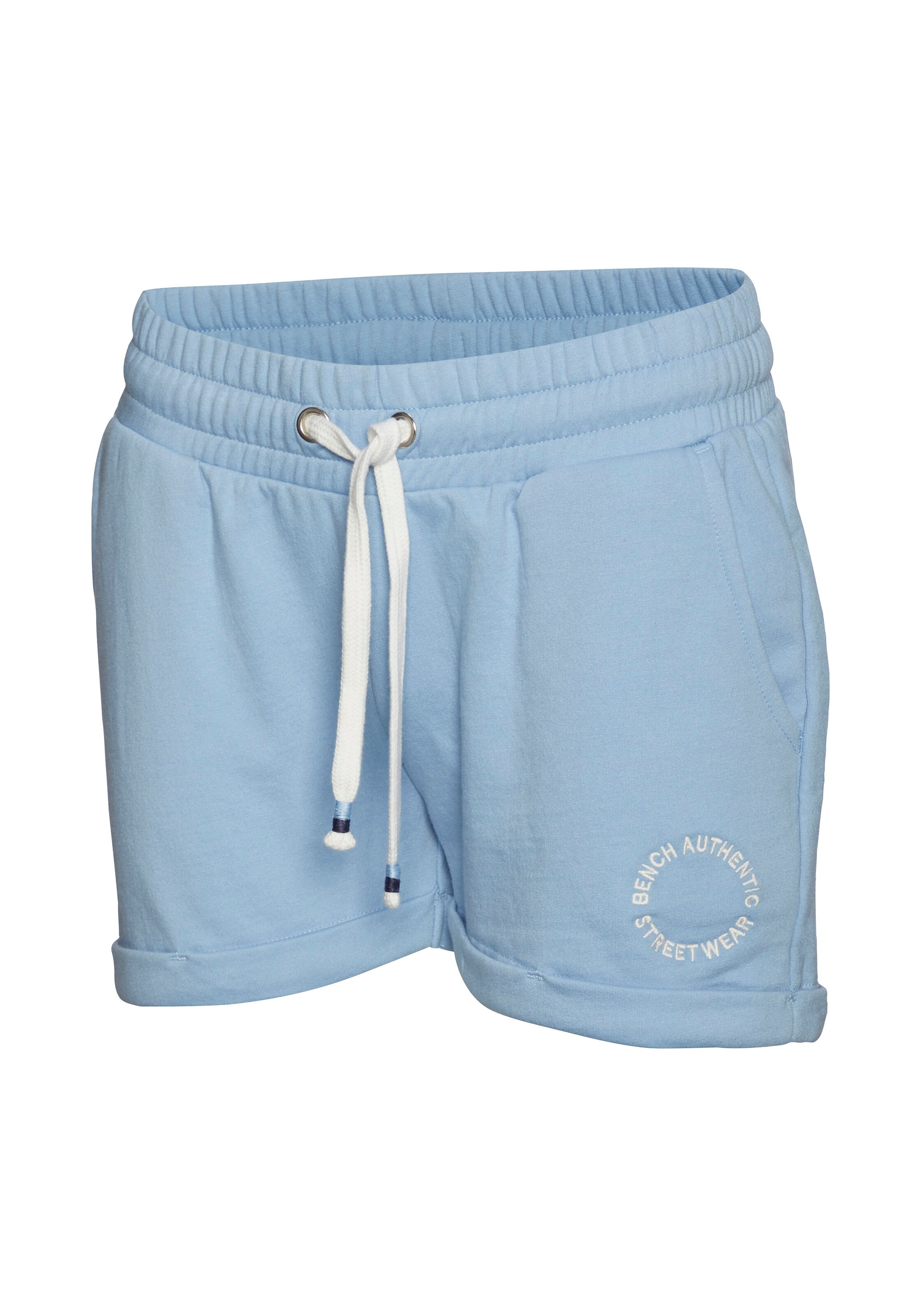 BENCH Regular Pyjamahorts in Blau