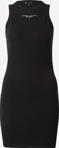 Tommy Jeans - Vestido 'LALA' en negro: frente