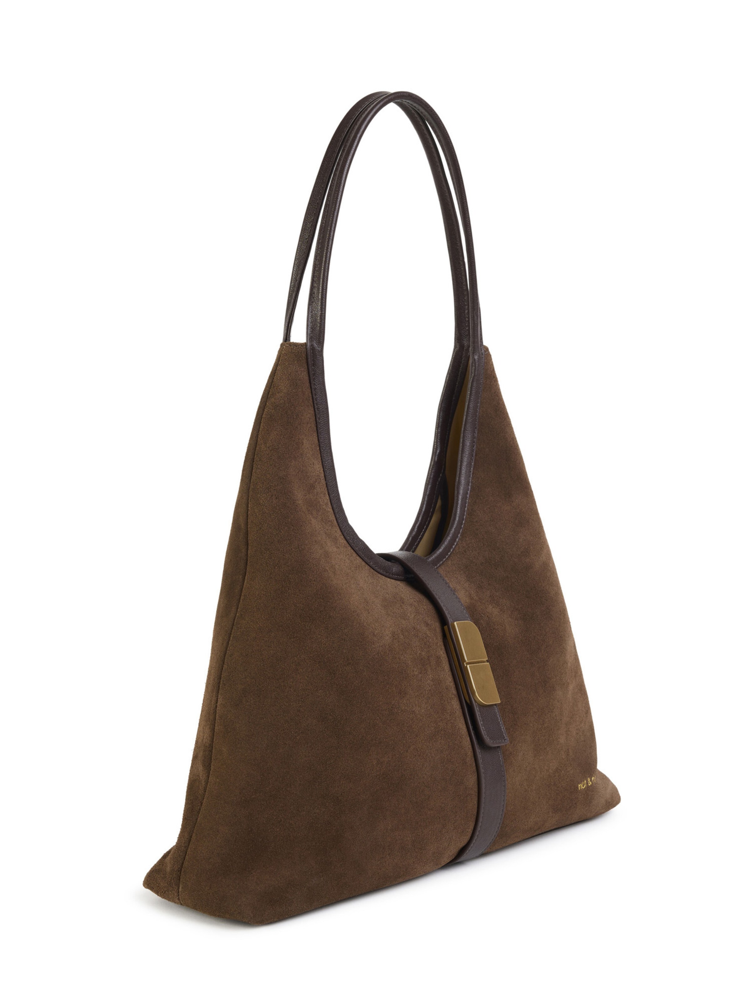 Nat&Nin Schoudertas 'ROMEO' in Bruin