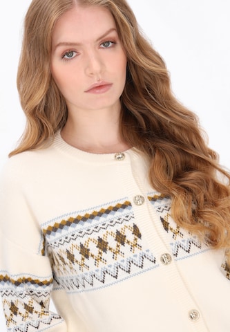 Cardigan DreiMaster Maritim en blanc