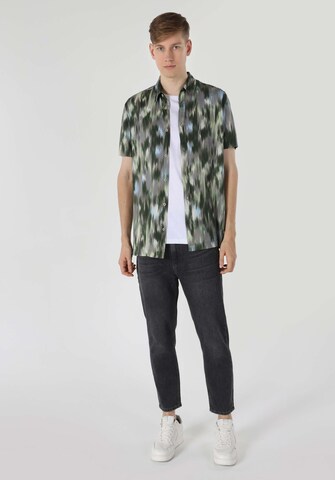 Colin's Regular fit Overhemd in Groen