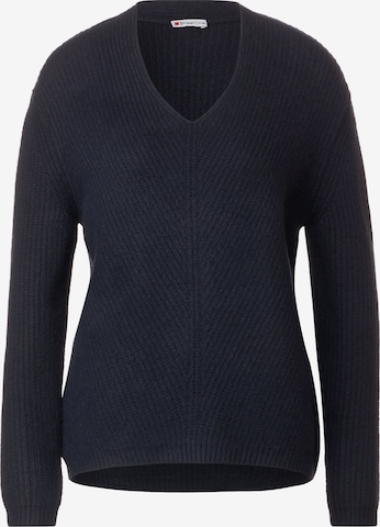 STREET ONE Sweater in Blue: front