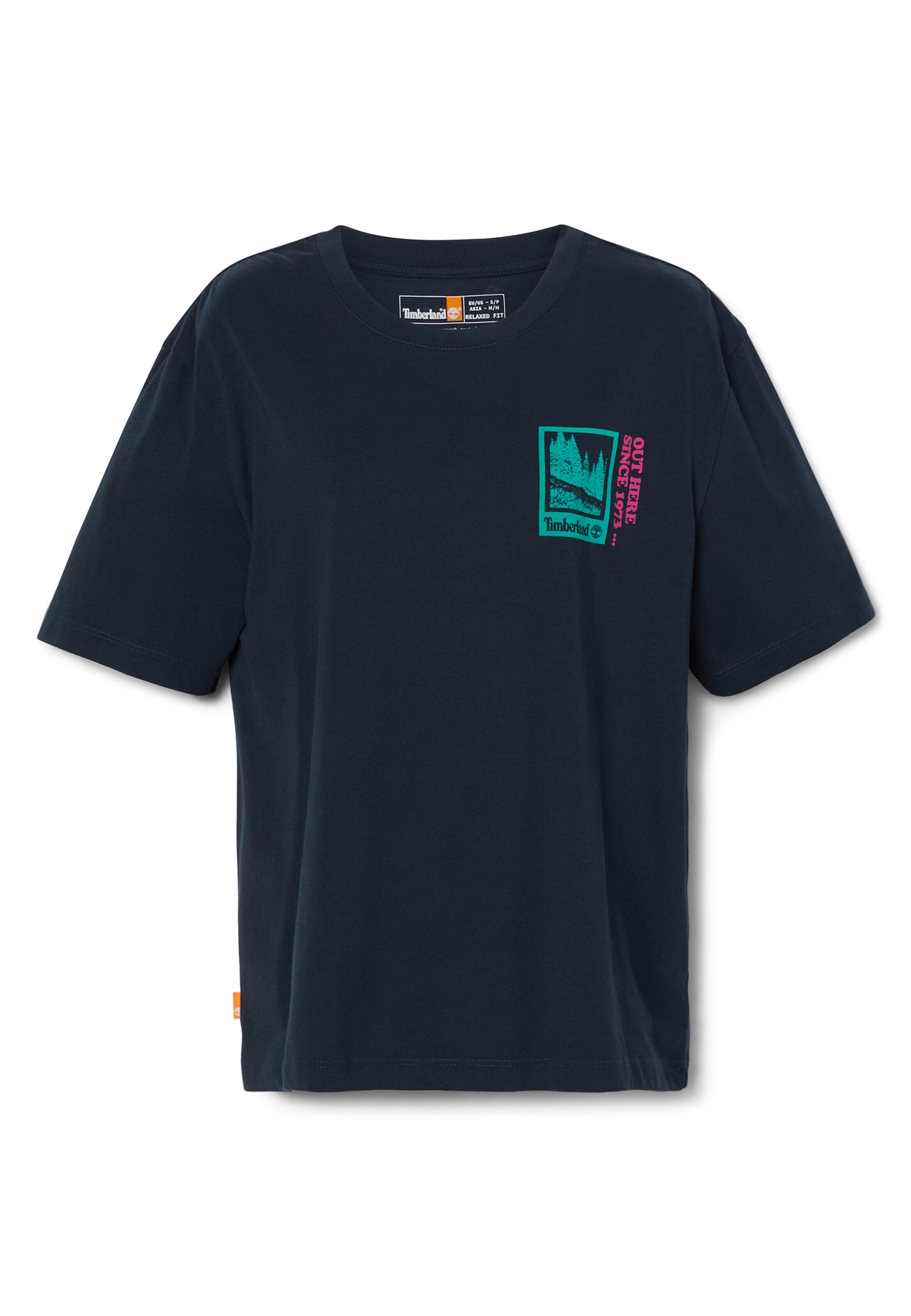 TIMBERLAND T-Shirt in Blau: Vorderseite