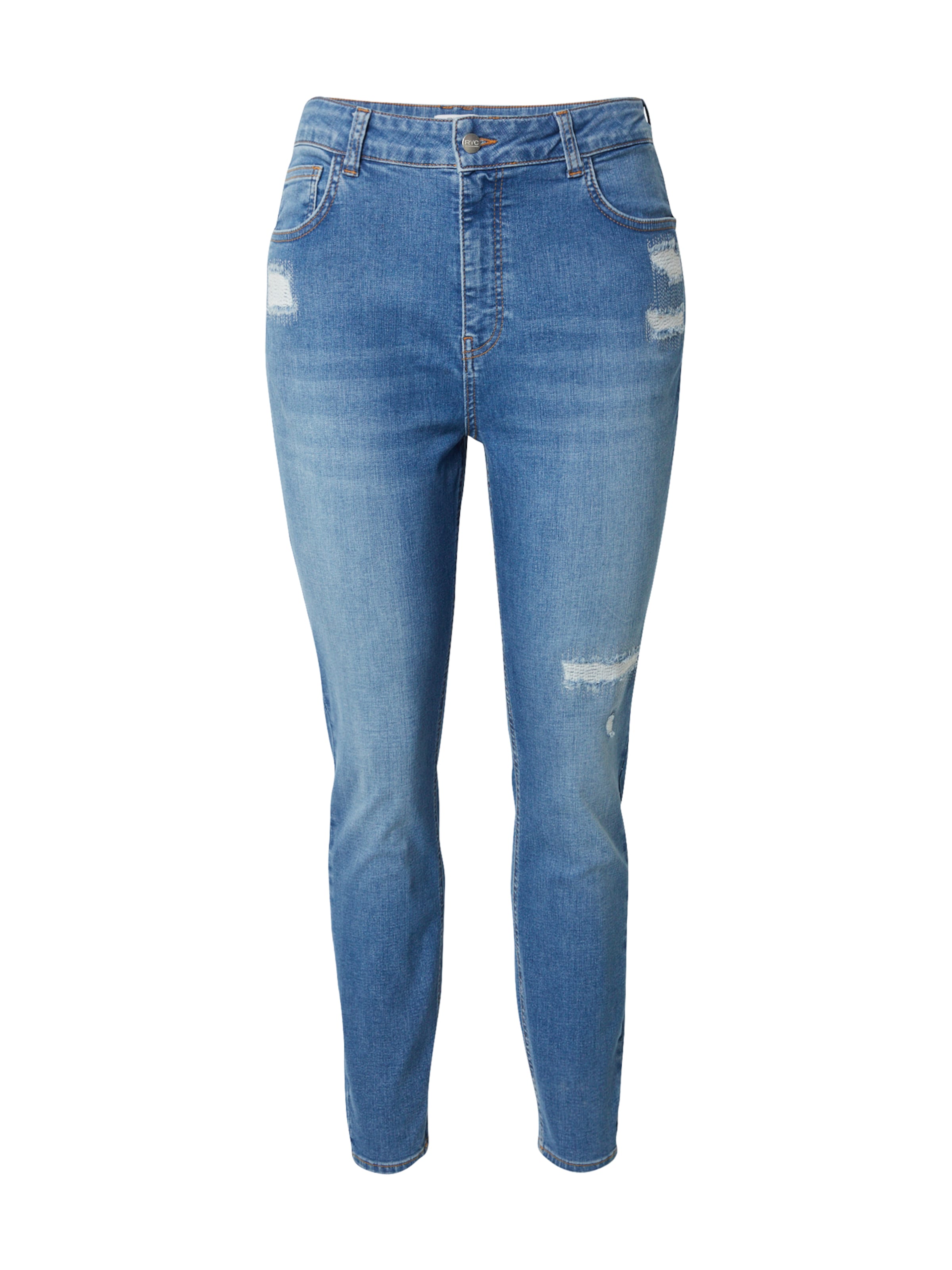RYC by Angelina Kirsch Skinny Jeans in Blue: front