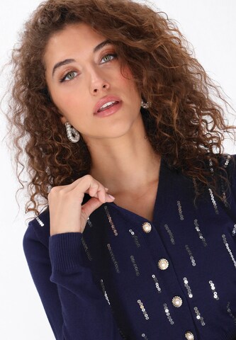 faina Strickjacke in Blau