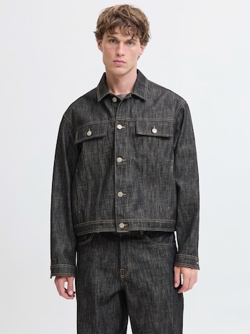 JACK & JONES - Chaqueta de entretiempo 'JJICAM' en negro: frente
