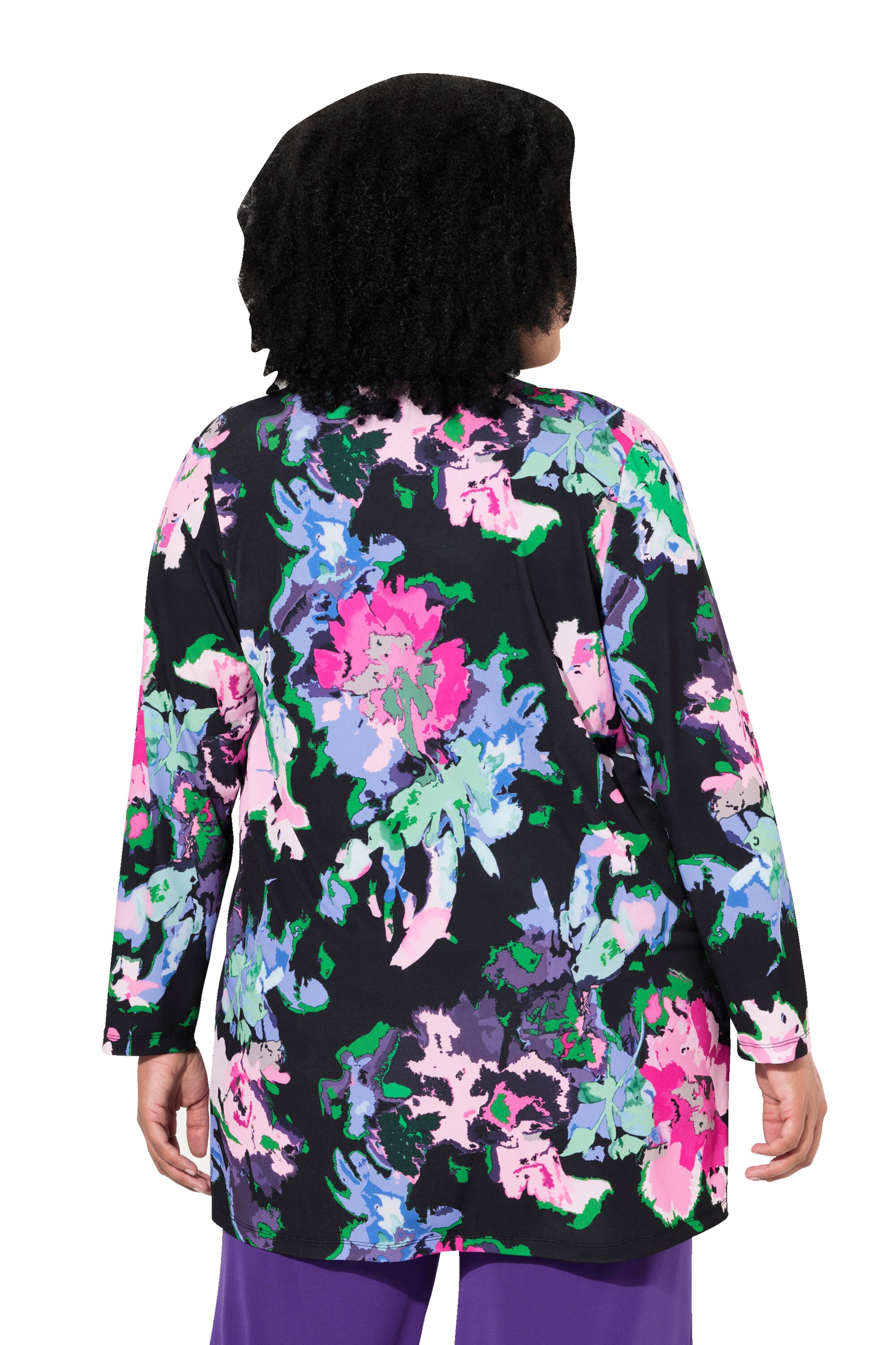 Ulla Popken Strickjacke in Schwarz