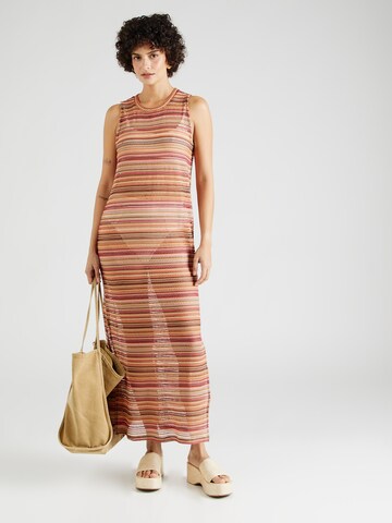 OBJECT Knitted dress in Mixed colors: front