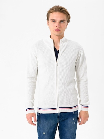 Vestes en maille Moxx Paris en beige : devant