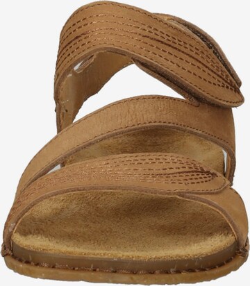 EL NATURALISTA Strap Sandals in Yellow