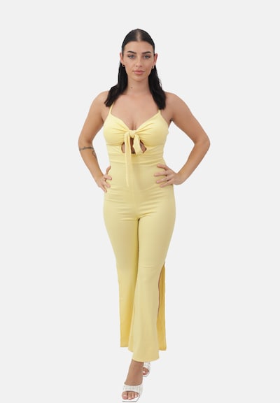 Elara Jumpsuit in gelb, Produktansicht