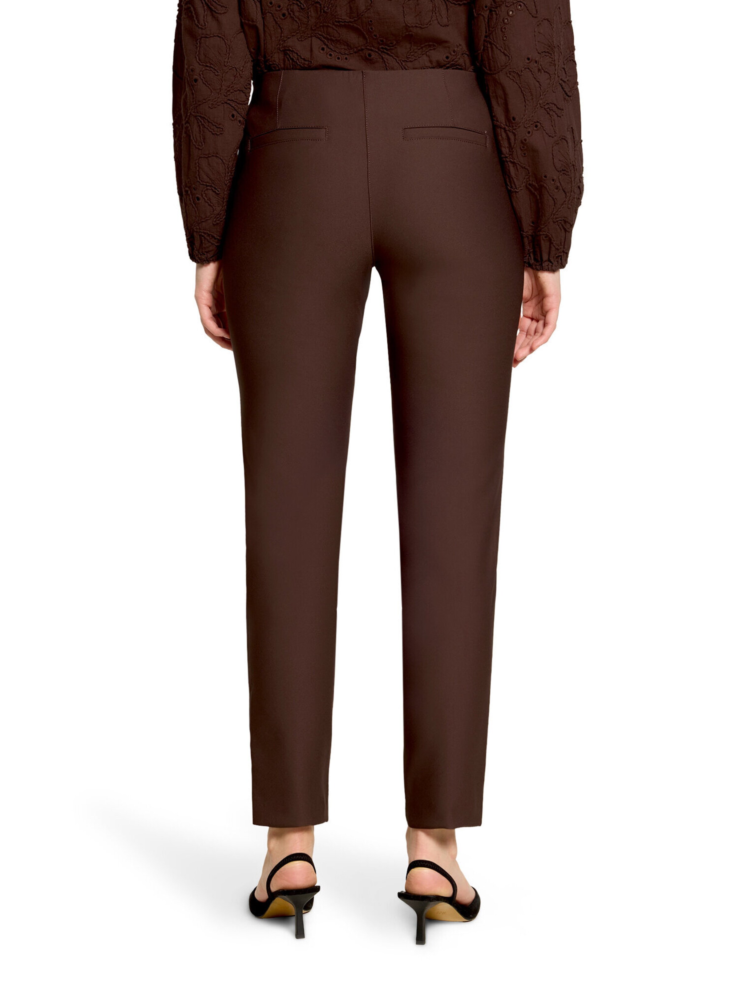 Coupe slim Pantalon Betty Barclay en marron