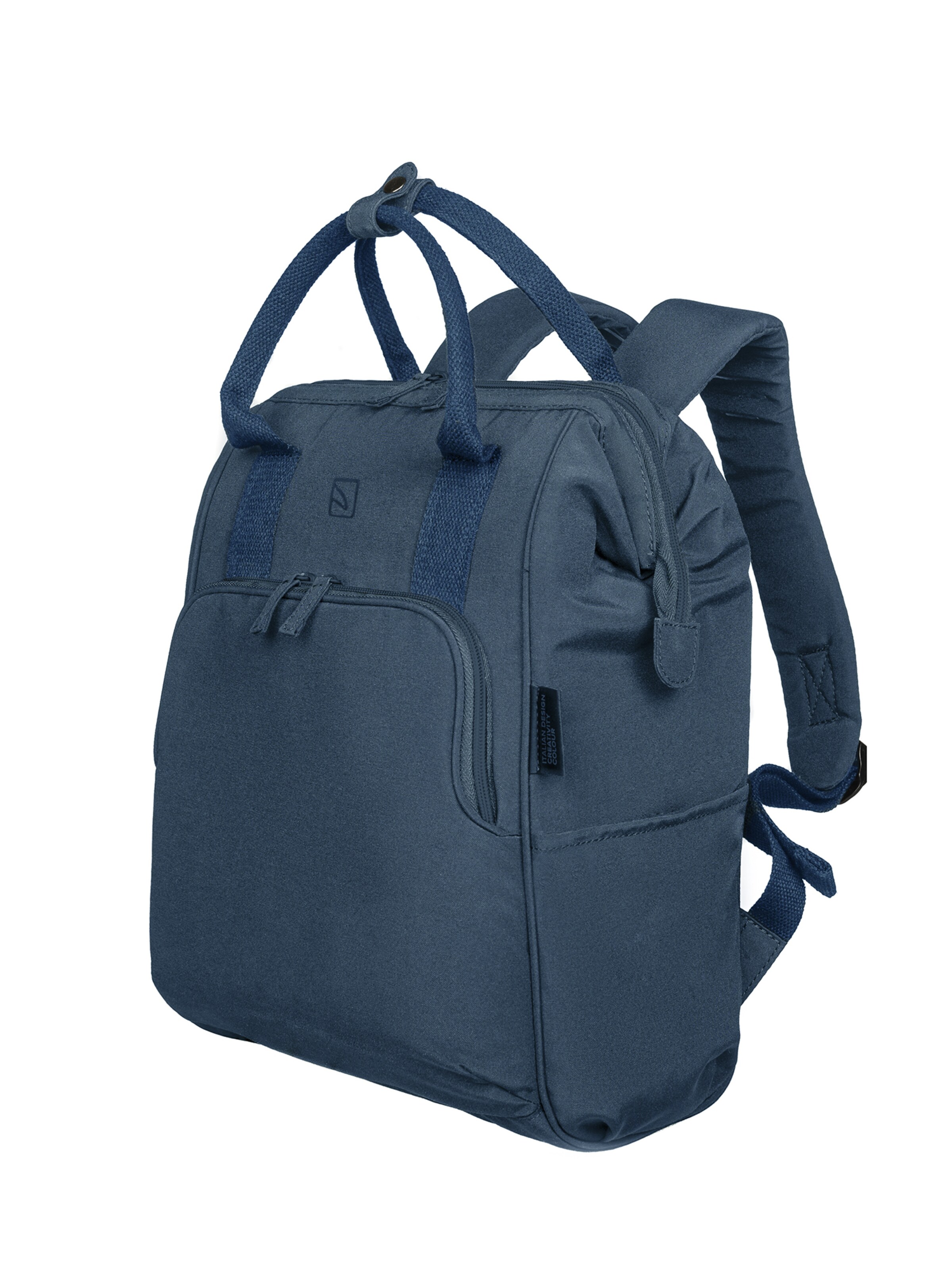 TUCANO Backpack in Blue: front