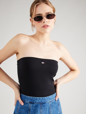Tommy Jeans Top 'ESSENTIAL' in Black