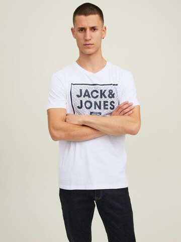 JACK & JONES T-Shirt 'Harrison' in Blau
