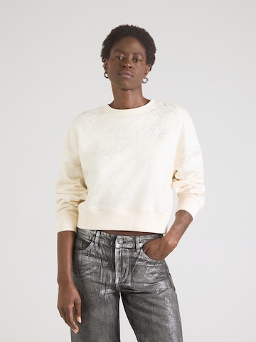 Bluză de molton de la GAP pe alb: față