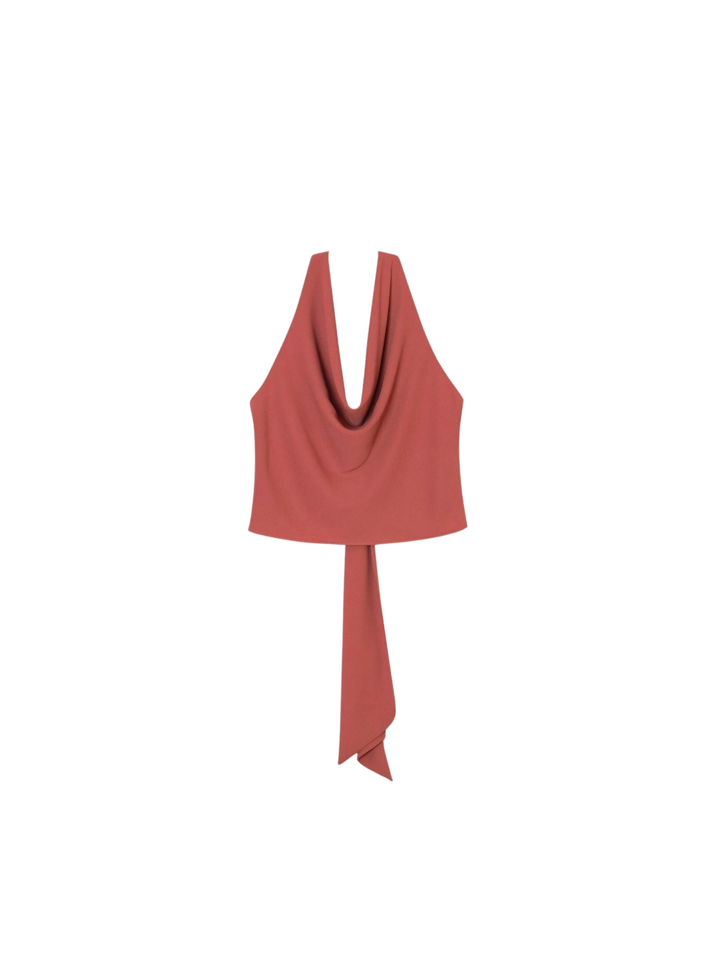 THE-ARE - Top en naranja: frente