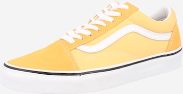 Sneaker bassa 'Old Skool' di VANS in giallo: frontale