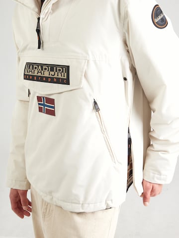 NAPAPIJRI Between-Season Jacket 'RAINFOREST NEXT' in Beige
