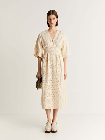 Scalpers Dress in Beige: front