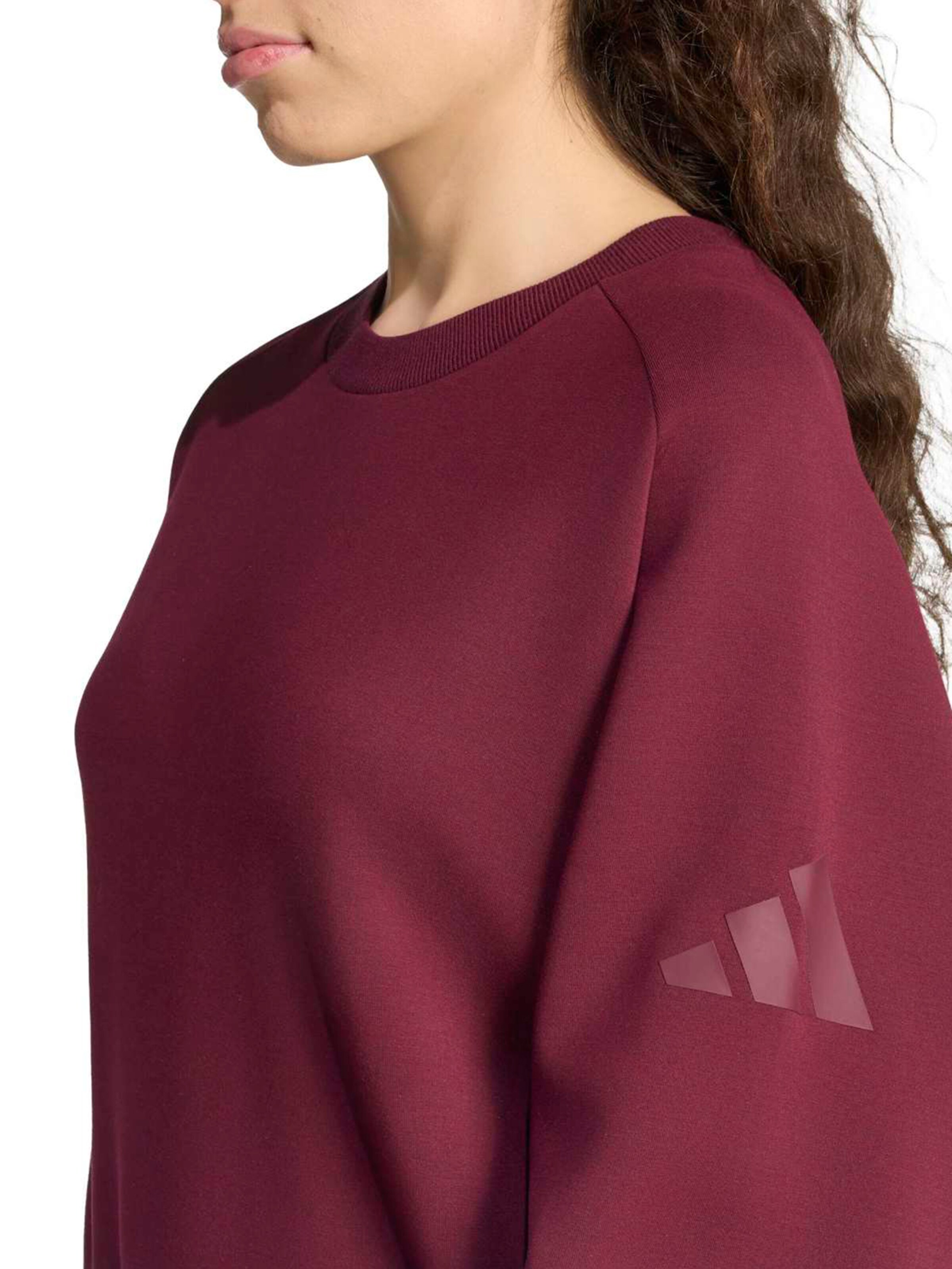 ADIDAS SPORTSWEAR Sportovní mikina 'Soft Lux' – červená