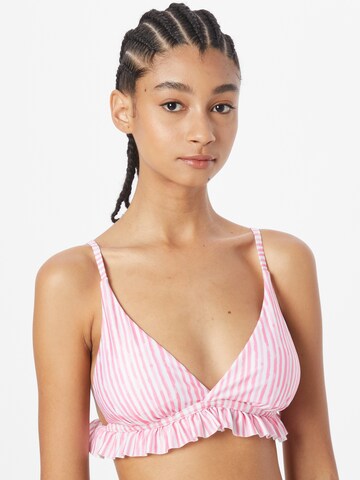 Hunkemöller Triangle Bikini top 'Julia' in Pink: front