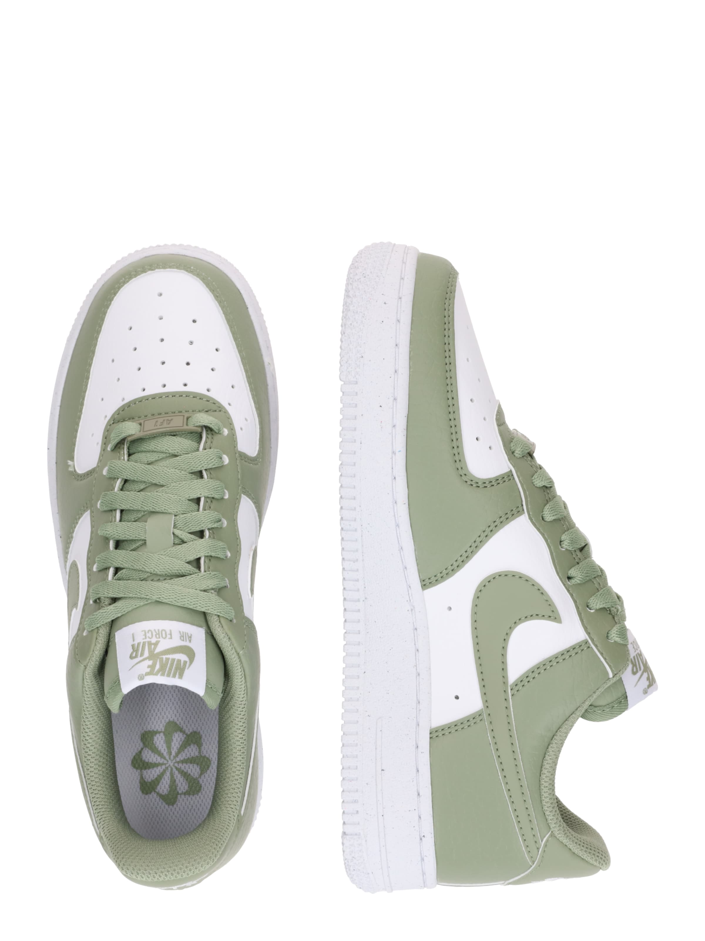 Nike Sportswear Ниски маратонки 'Air Force 1 '07 SE' в зелено