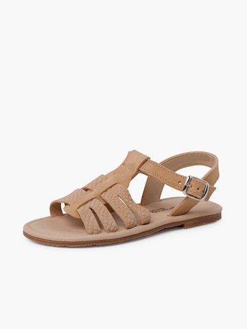 Pisamonas Sandalen in Beige: voorkant