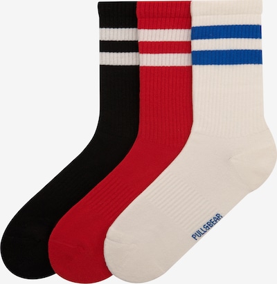 Pull&Bear Čarape u bež / plava / crvena / crna, Pregled proizvoda