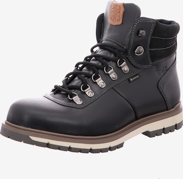 FRETZ MEN Lace-Up Boots 'Fountain' in Black: front