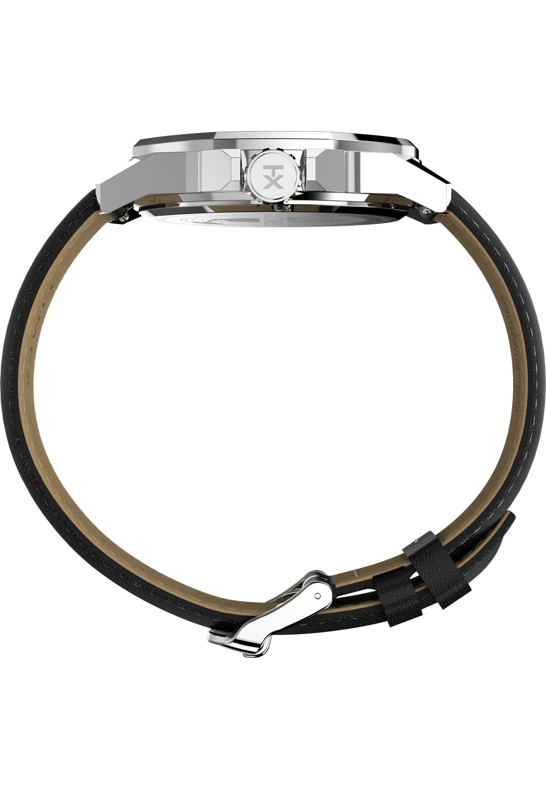 TIMEX Analoog horloge 'Essex' in Zilver