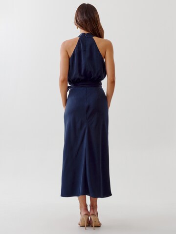 Robe de soirée 'ZANI' Tussah en bleu : derrière