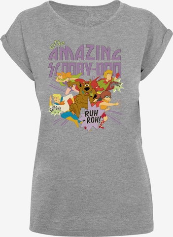 F4NT4STIC Shirt in Grey: front