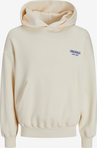 JACK & JONES Sweatshirt 'Santorini' i beige: framsida