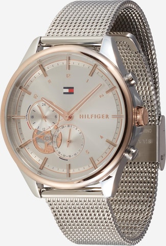 TOMMY HILFIGER Analoog horloge in Zilver: voorkant