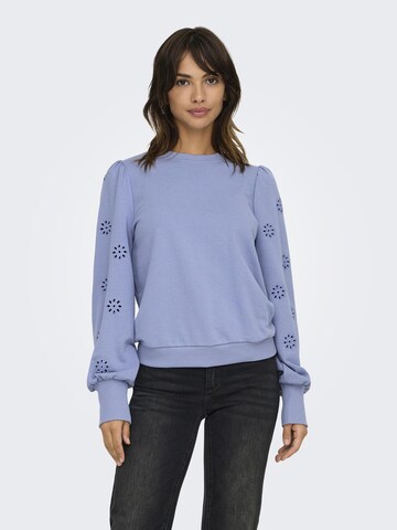 ONLY Sweatshirt 'ONLFEMME' in Blau: Vorderseite