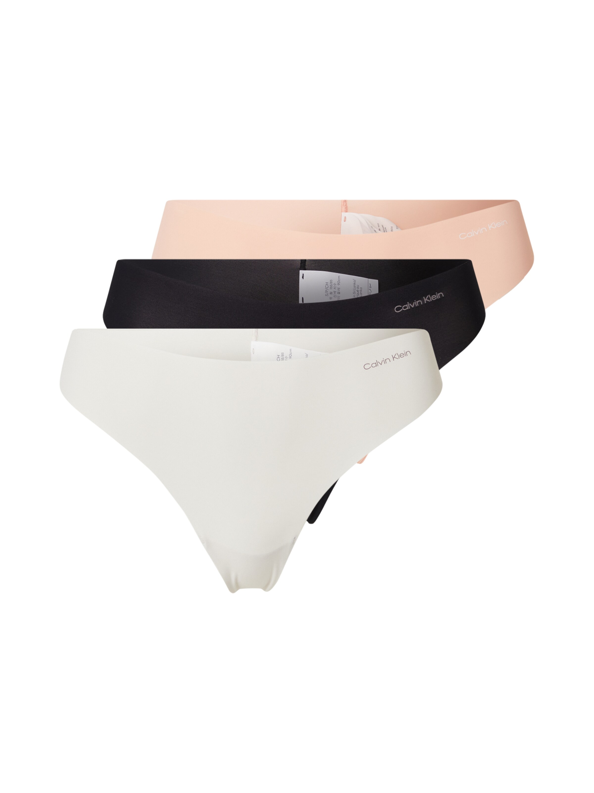Tanga 'Invisibles' de la Calvin Klein Underwear pe roz: față