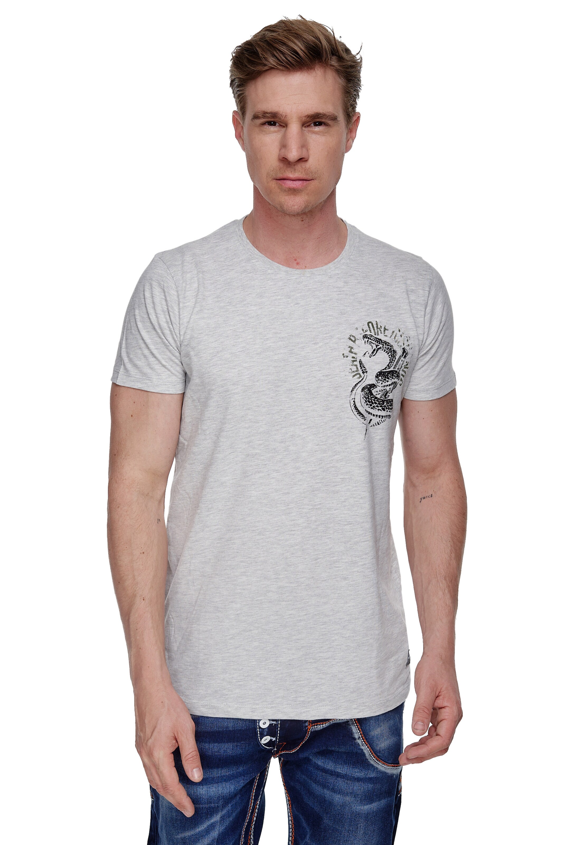 Rusty Neal Shirt in Grey: front